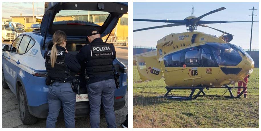 Cade da una scala mentre ripara una grondaia: è gravissimo