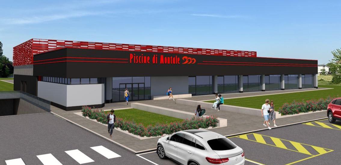 
	Il rendering della nuova piscina

