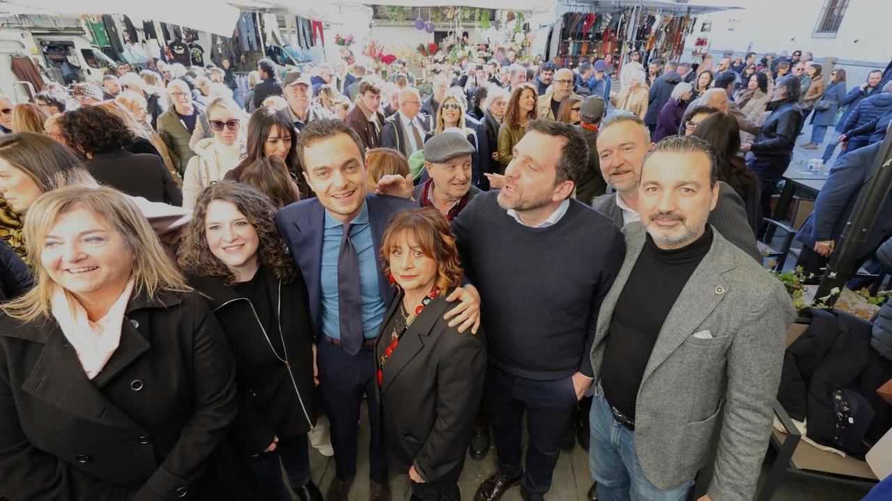 La presentazione della candidatura di Celesti (foto: Nucci/Innocenti)