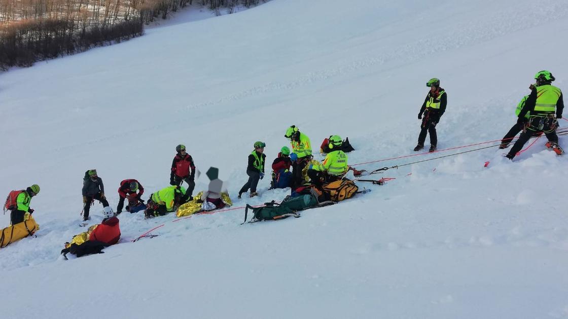 Il soccorso sul Corno alle Scale