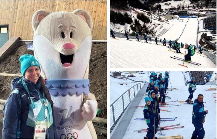 Da Montecchio alle Olimpiadi: la favola di Giulia Ranieri, la volontaria “equilibrista del ghiaccio” a Milano-Cortina