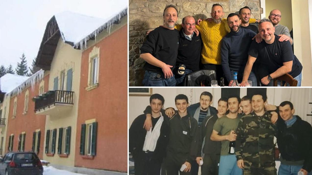 A sinistra la base, a destra i protagonisti