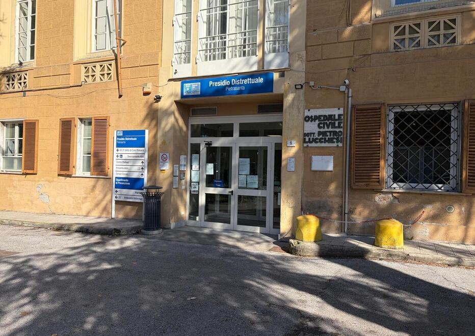
	Il presidio sanitario all&rsquo;ex ospedale Lucchesi a Pietrasanta

