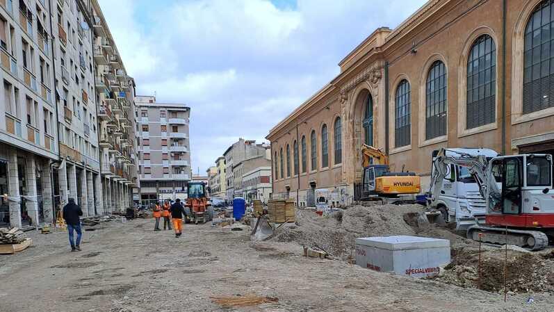 I lavori in via Buontalenti