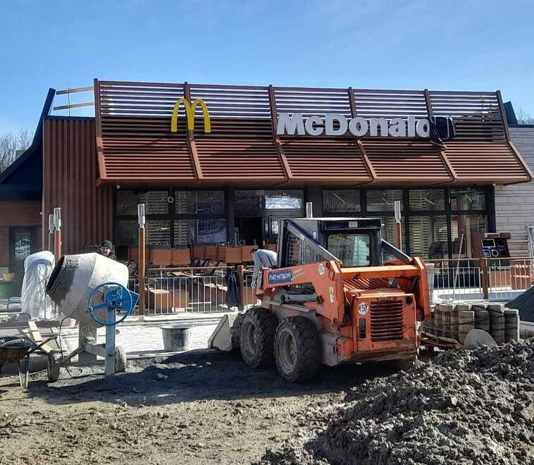 
	Il cantiere per il McDonald&rsquo;s di Aulla

