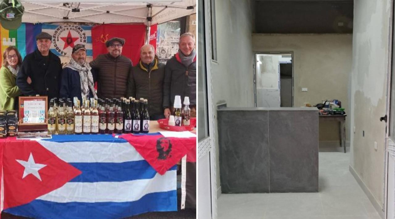 
	L'associazione Modena per Cuba e i lavori per realizzare la tigelleria

