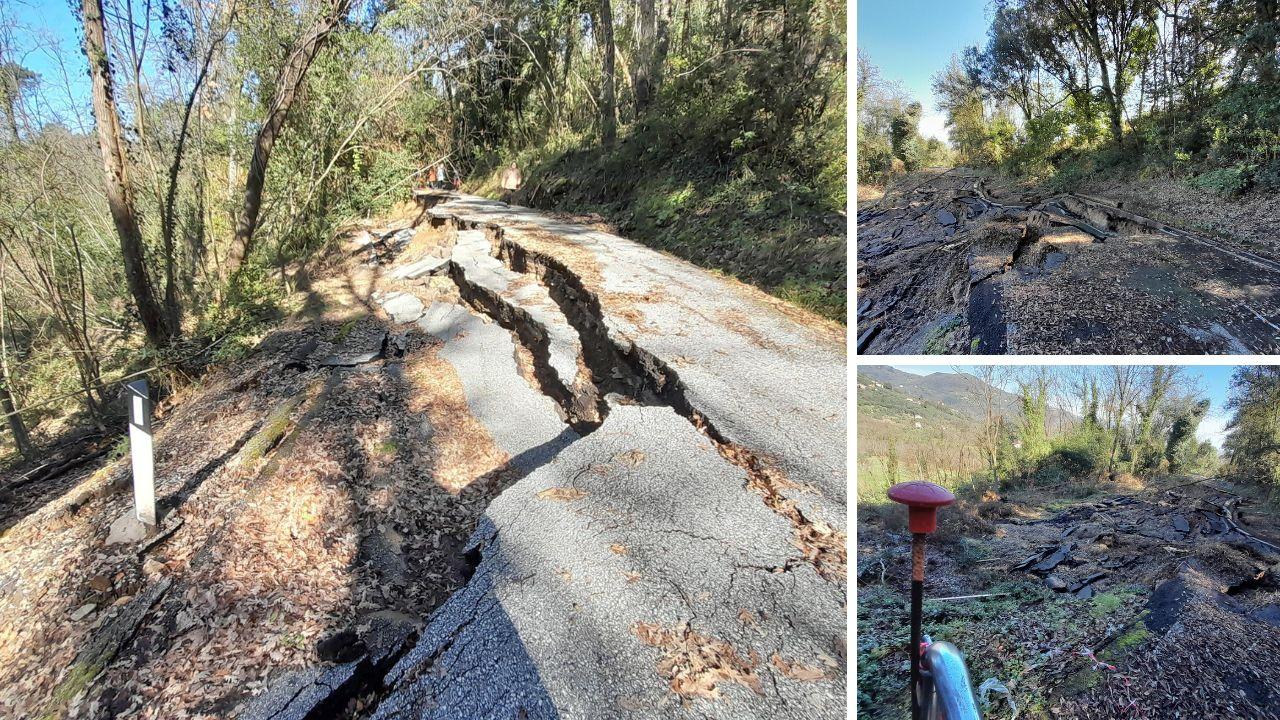 Lucca, franano le colline dei vip: «Rischiamo l’isolamento» – Strade chiuse e residenti in allarme: la mappa del dissesto