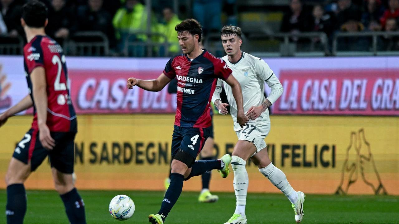 <strong>Luca Mazzitelli</strong> in azione durante Cagliari-Lazio