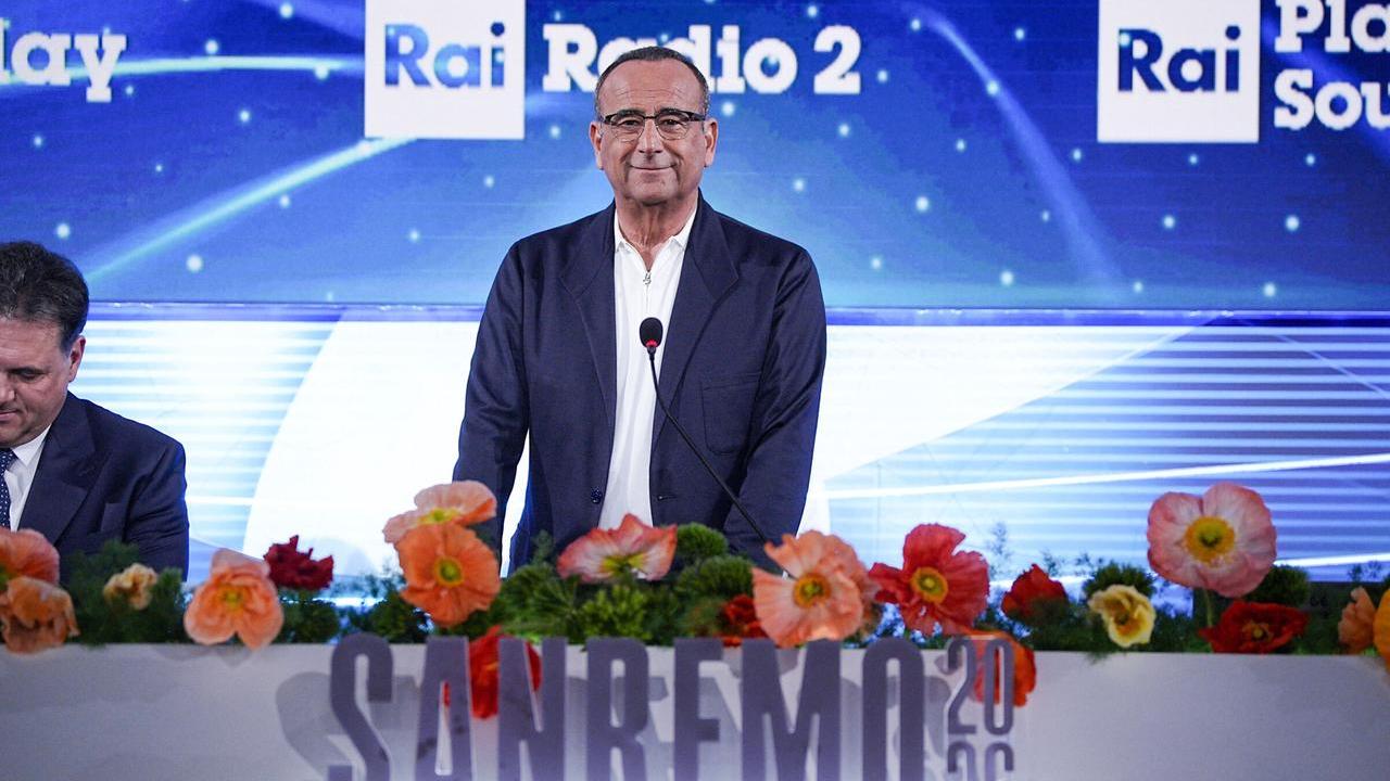 Carlo Conti, direttore artistico e conduttore di Sanremo 2026