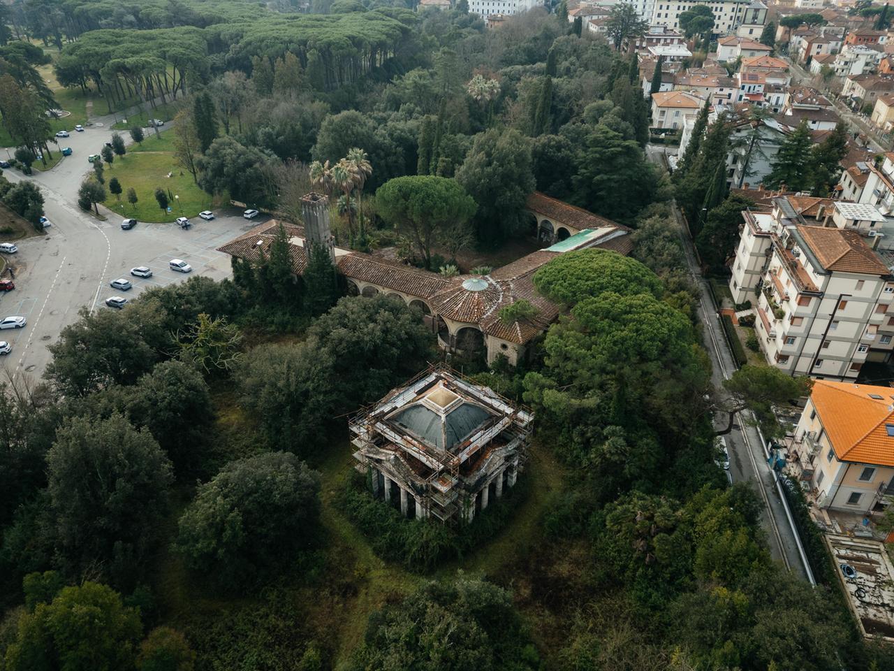 
	Uno scatto con il drone delle Terme Torretta (foto Nucci)

