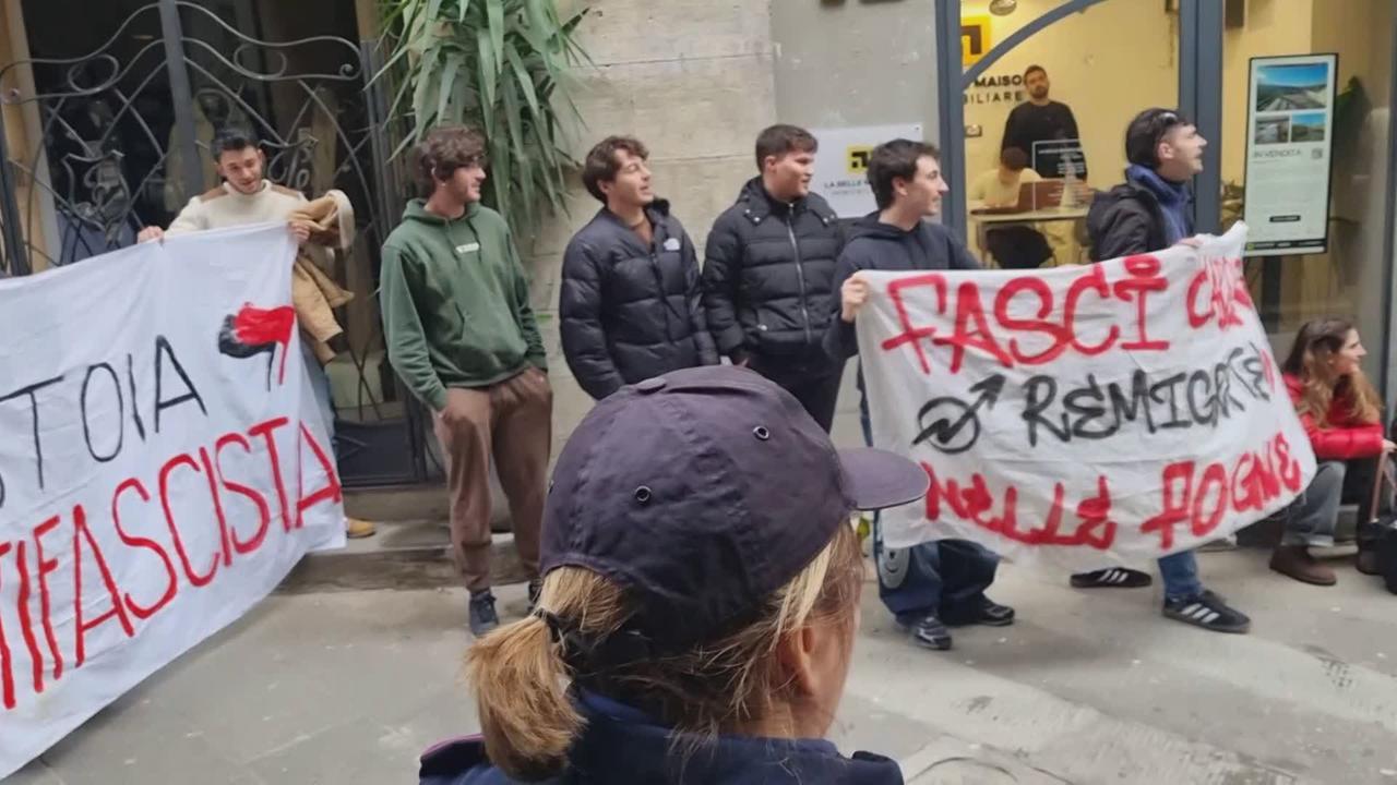 La contestazione di qualche giorno fa a Pistoia