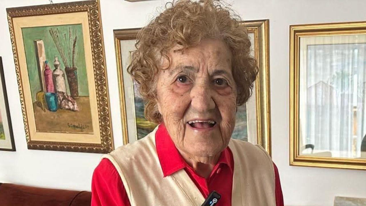 Gianna Pratesi, 105 anni, ospite della prima serata del festival di Sanremo