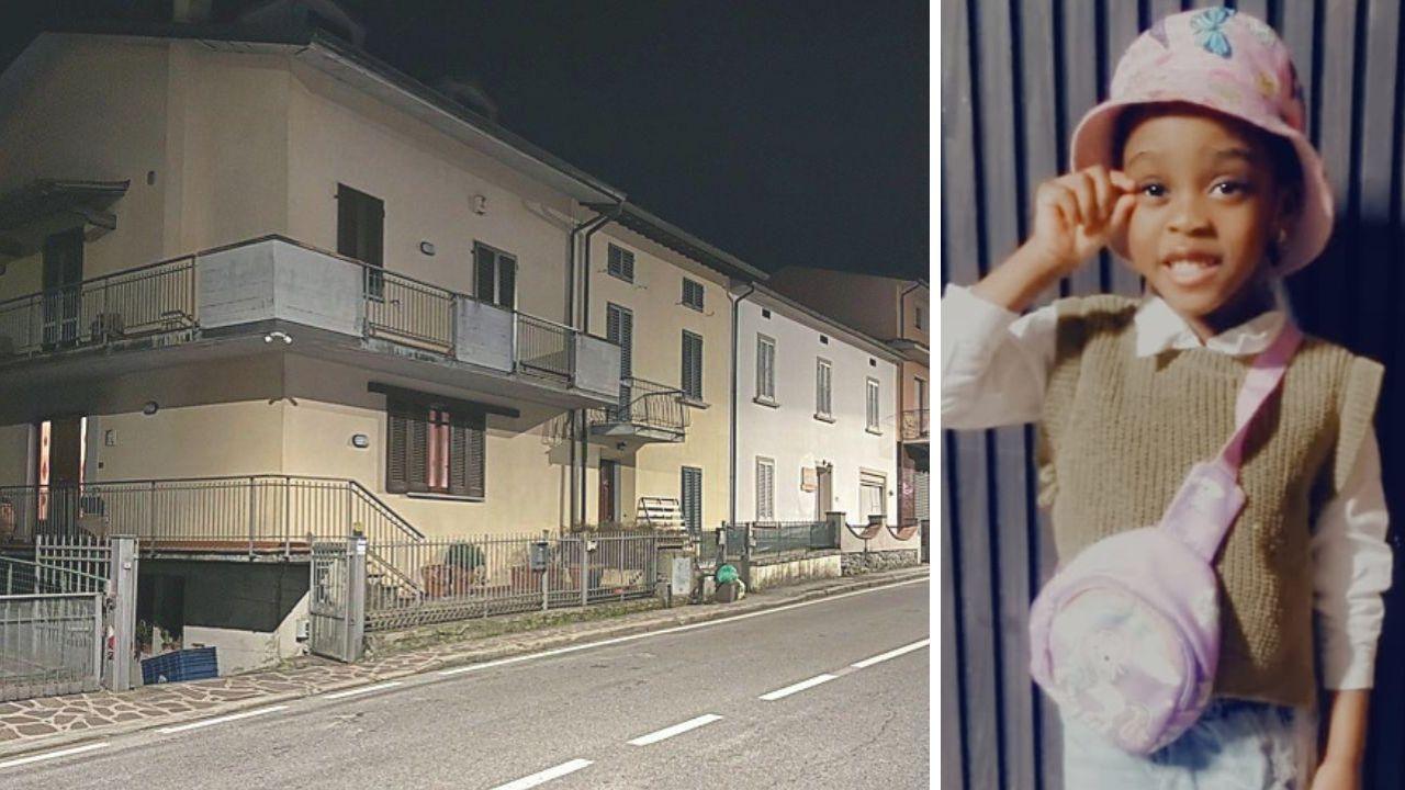 Il luogo della tragedia e la piccola Nadia Nambi, morta a tre anni