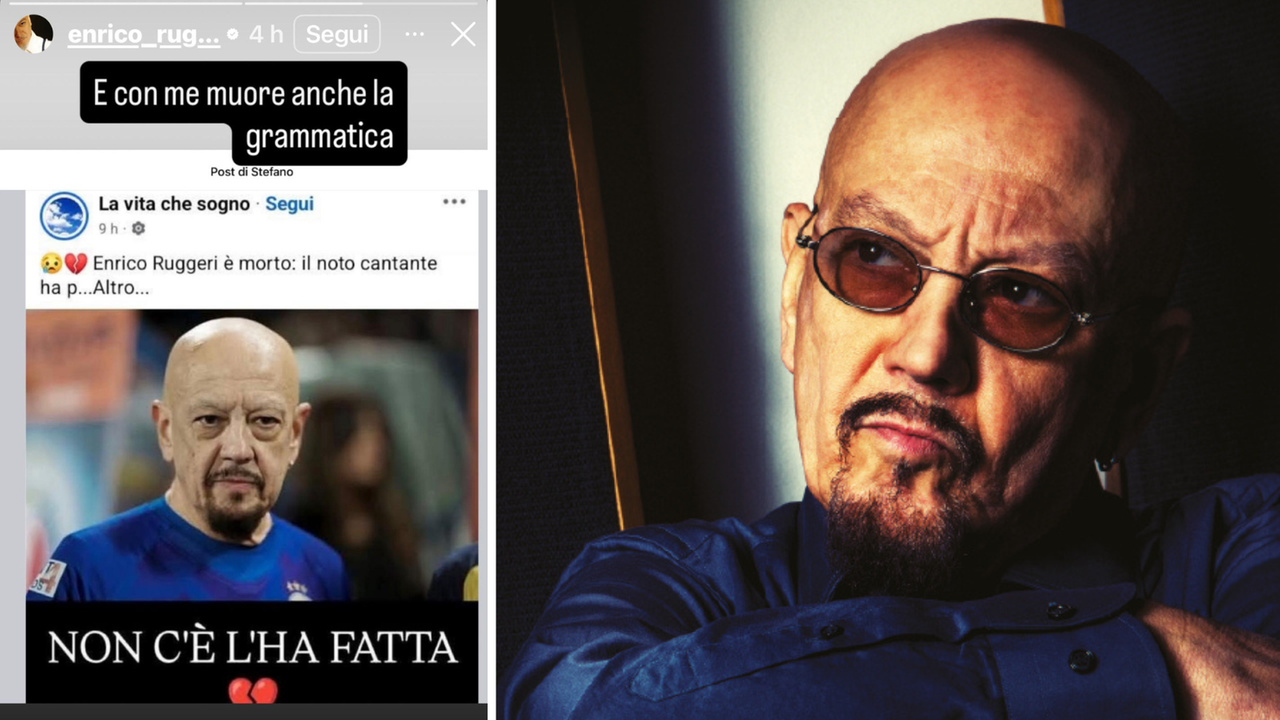 «È morto Enrico Ruggeri», ma è una bufala e il cantante risponde con una storia Instagram: cosa è successo