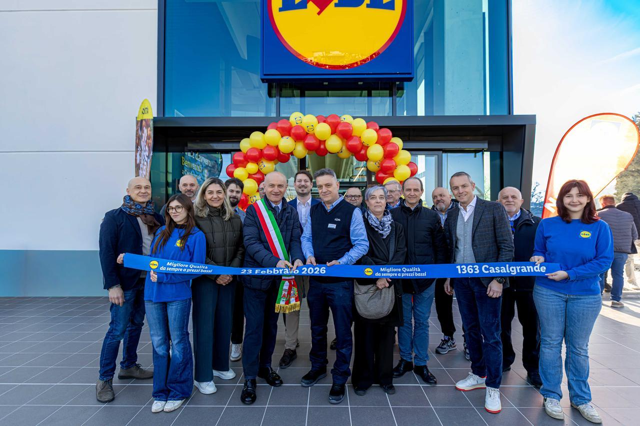 Il Lidl apre il nuovo punto vendita a Casalgranade