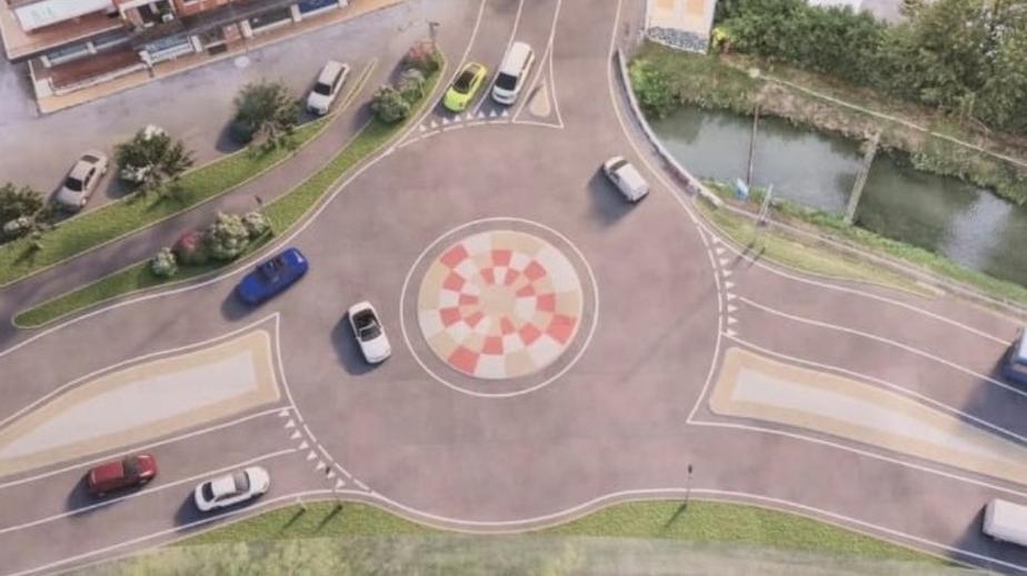 A Ferrara nuova rotatoria da 350mila euro: «Renderà il traffico fluido e sicuro»