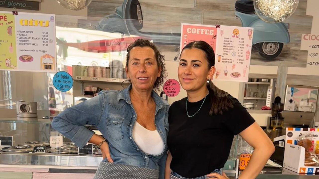 
	Scilla Bracali e la figlia Sara

