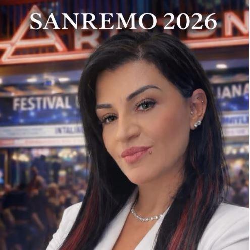 Esmeralda Mece hair stylist di Reggio Emilia a Sanremo per acconciare le star