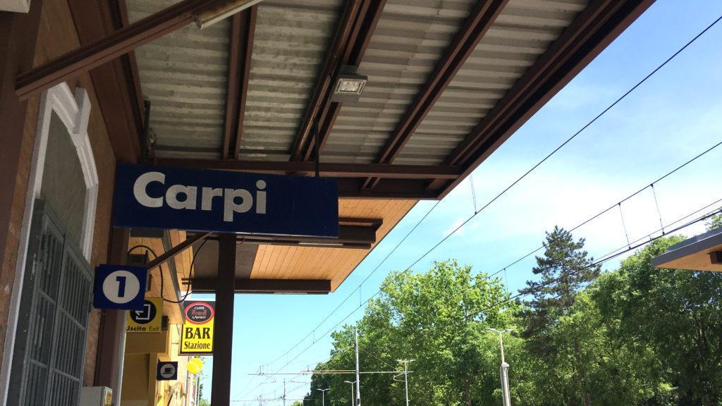 
	La stazione dei treni di Carpi

