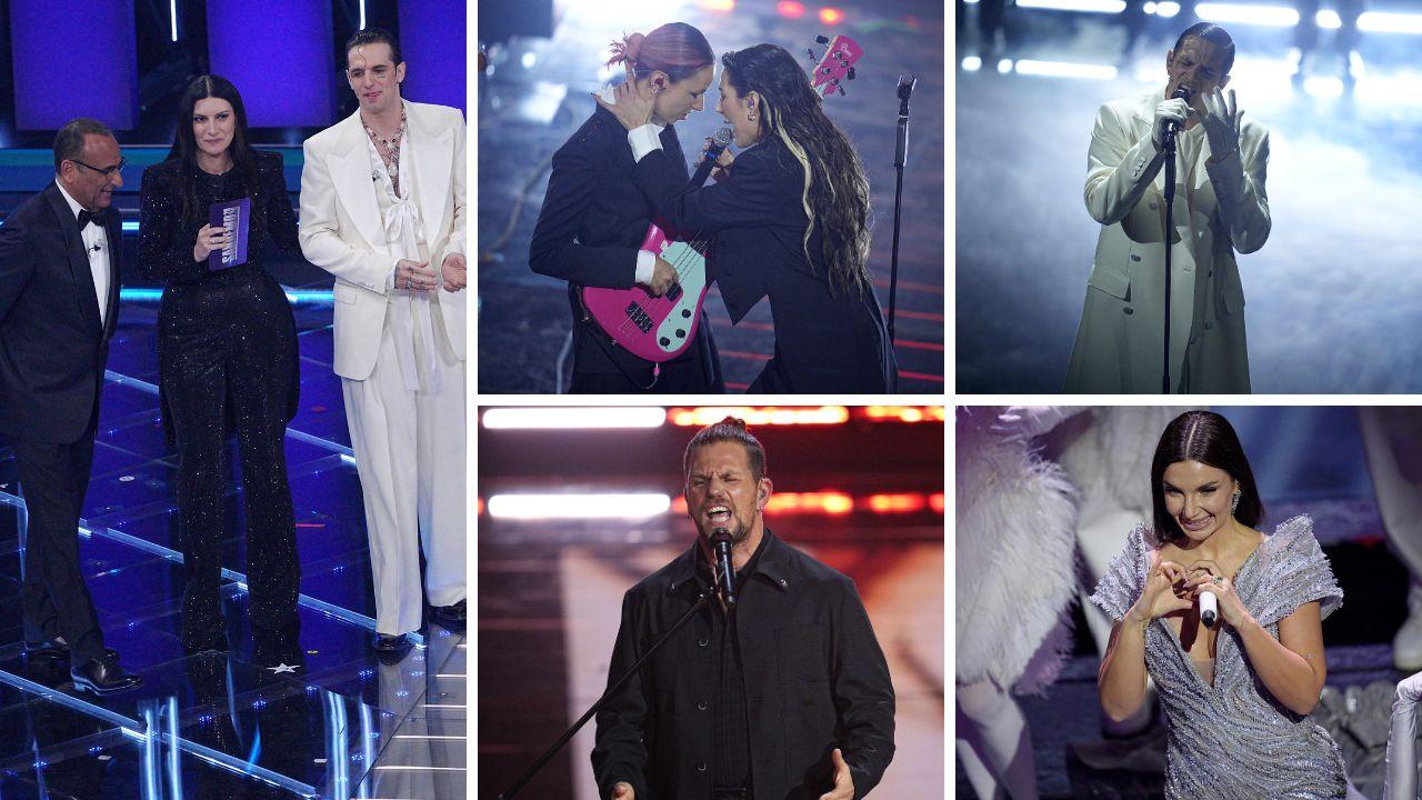 Sanremo 2026, la sfida dei 15 big: Lauro commuove con un omaggio ai ragazzi di Crans Montana. Conti dimentica i fiori per le Bambole di pezza – Diretta