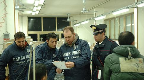 Prato, raddoppiato l’organico dei carabinieri all’Ispettorato del lavoro