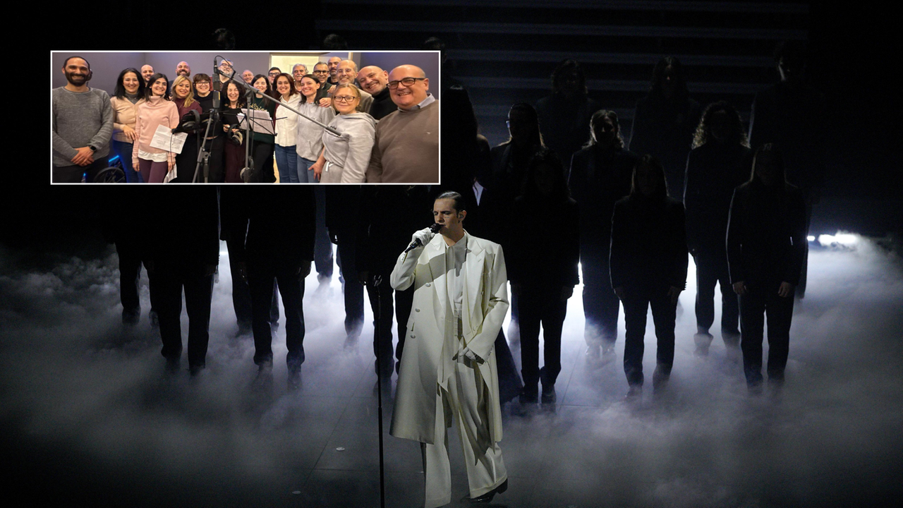 Le voci di un coro di Sassari incantano Sanremo insieme ad Achille Lauro: l’omaggio alle vittime di Crans-Montana è da brividi