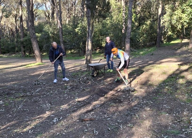 Ugolio, ripulita la pineta della gara: tutto pronto per la carica dei 500