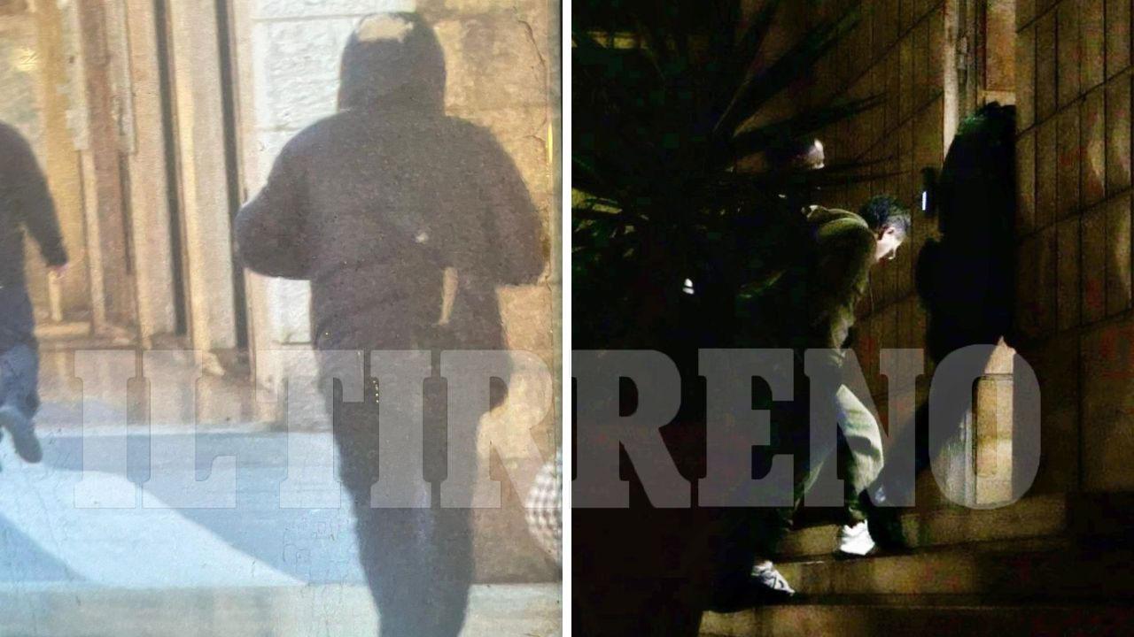 L'assassino in fuga e il momento dell'arresto (foto Stick)