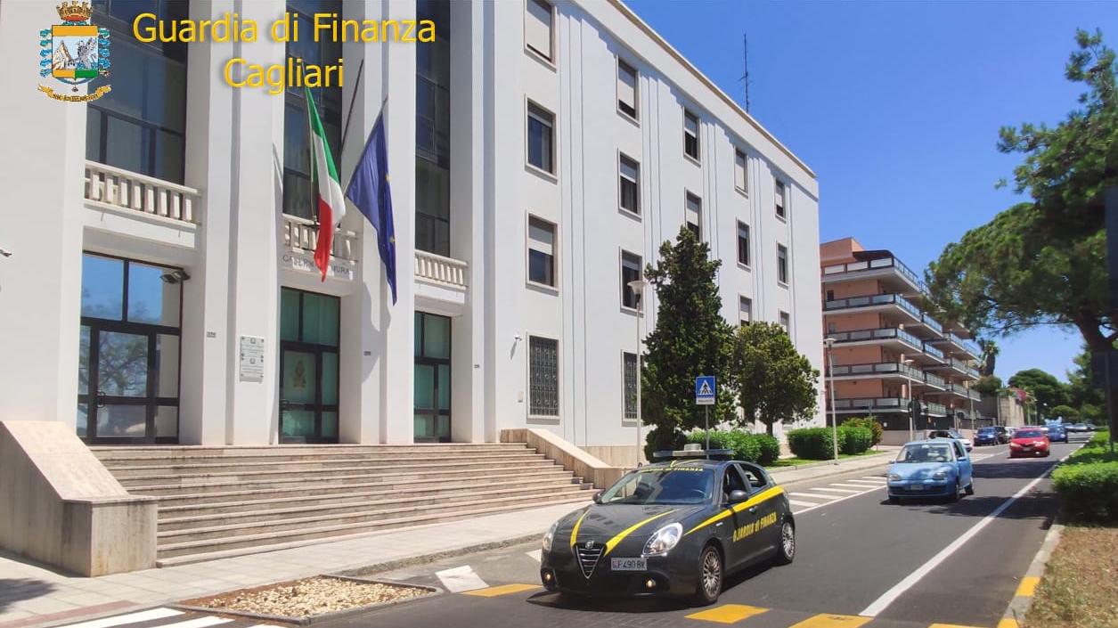 Cagliari la sede della Guardia di Finanza