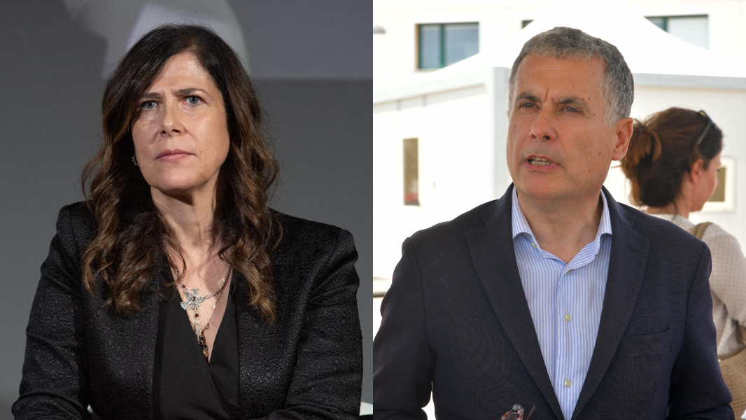 
	La governatrice Alessandra Todde e Silvio Lai, segretario regionale Pd

