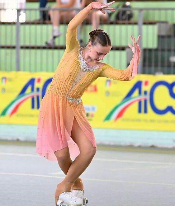 Fiammetta di Ferrara e il pattinaggio artistico a rotelle: «Studio e mi alleno, è la mia vita»