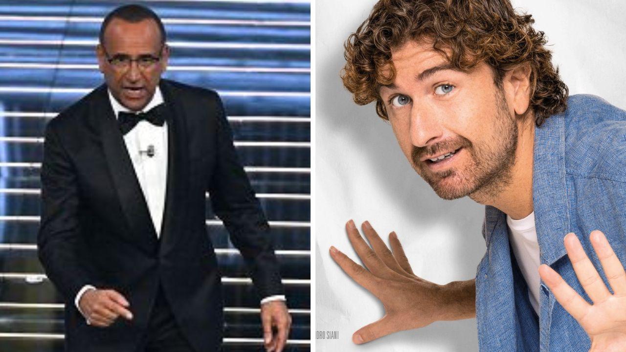 
	Carlo Conti e Alessandro Siani

