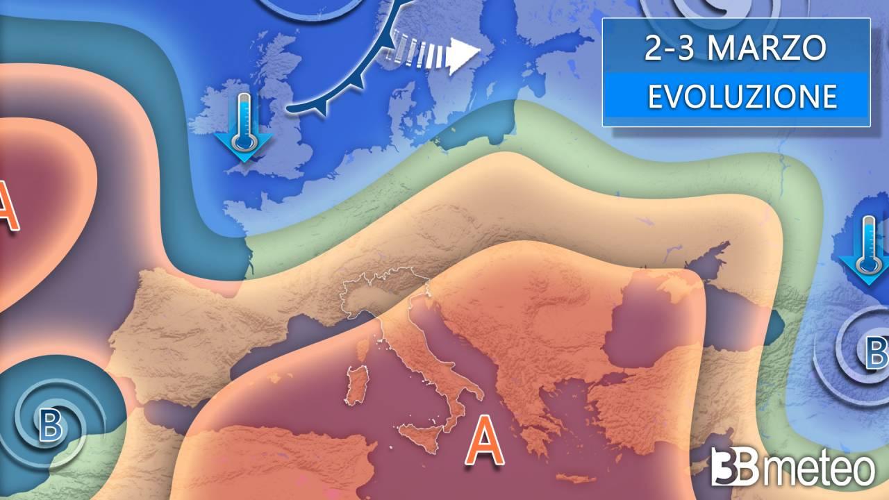 Ribaltone meteo in Sardegna, perturbazione atlantica in arrivo: tornano le nuvole e la pioggia
