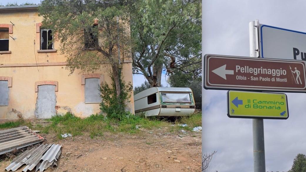 Olbia, il Cammino di Bonaria tra i rifiuti. Protestano i pellegrini