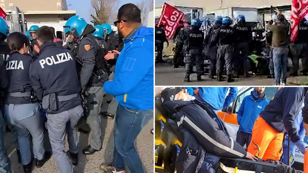 
	I tafferugli fuori dalla sede di FedEx a Modena

