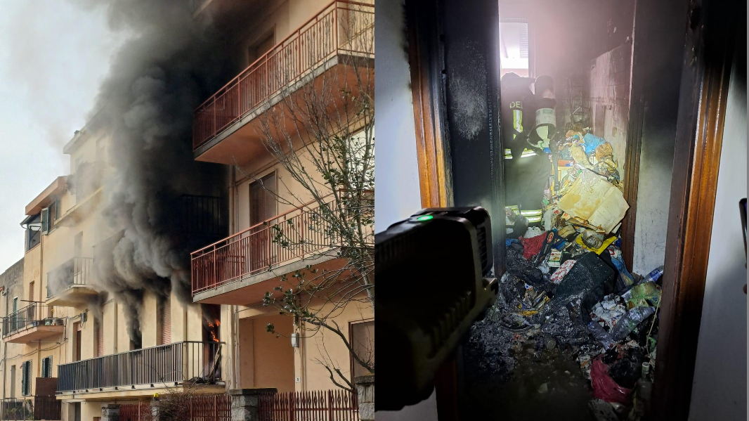 Incendio in un palazzo: un ustionato, evacuate tre famiglie – Che cosa è successo