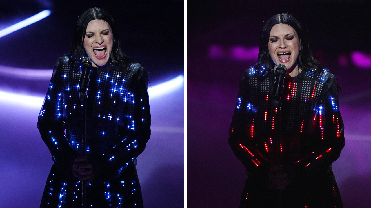 
	L'abito di Laura Pausini

