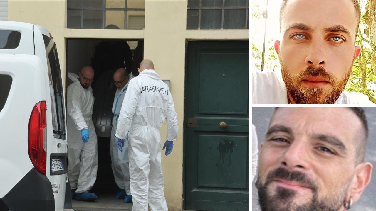 
	Il luogo del delitto, dall'alto: Antonio Corvino, uno dei tre arrestati, e Gabriele Citrano, morto nello scontro

