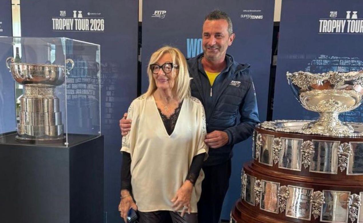 A Livorno è arrivata la Coppa Davis, oro del tennis mondiale