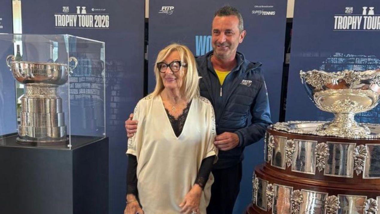 A Livorno è arrivata la Coppa Davis, oro del tennis mondiale