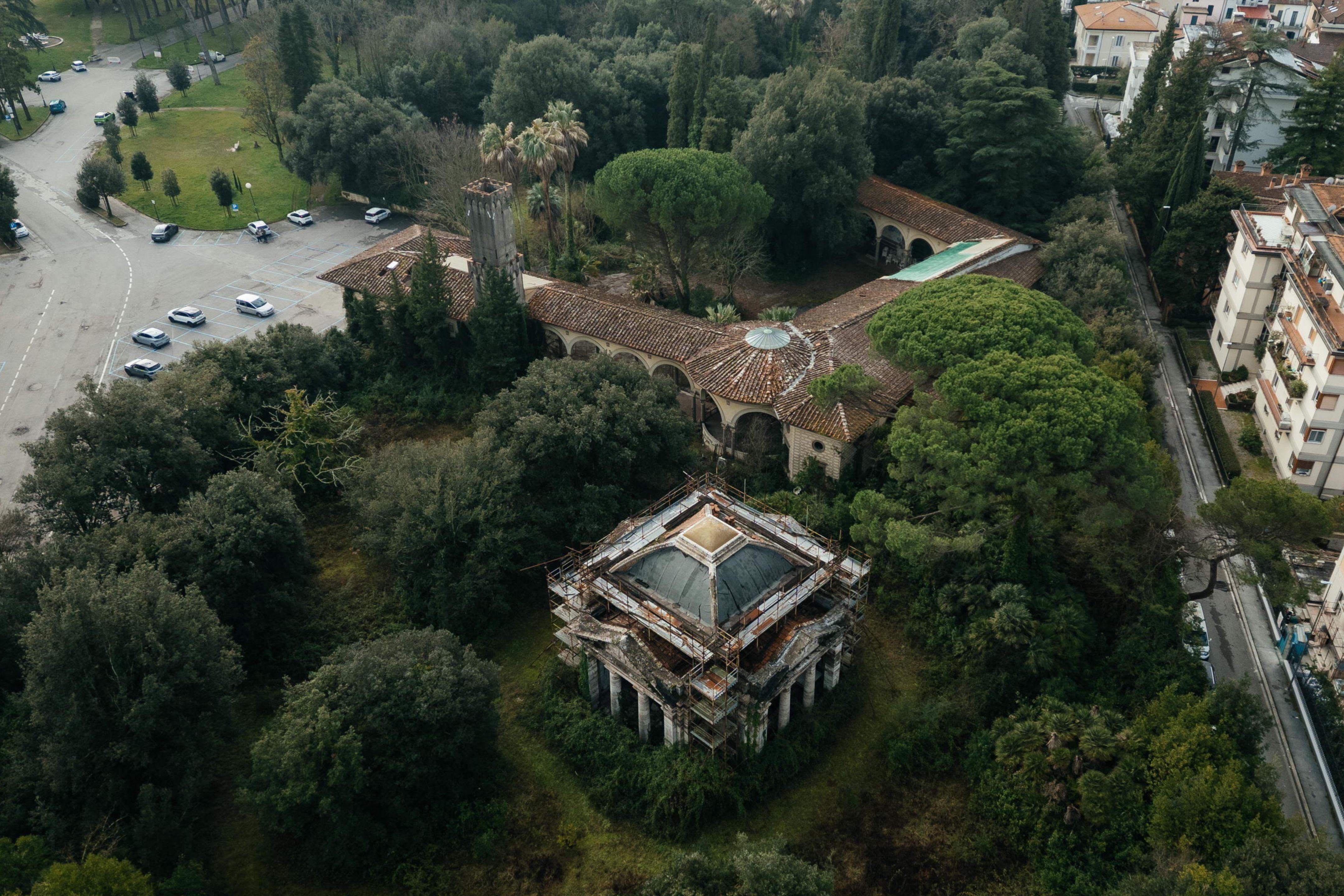 Una veduta dell'area dall'alto