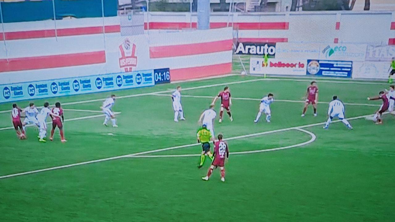 
	Le immagini del gol annullato (frame video da Sky Sport)

