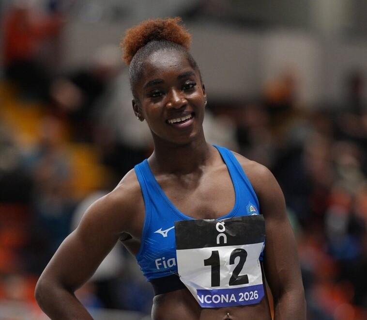 Zaynab Dosso tricolore nei 60 ai Campionati Italia Assoluti di Ancona