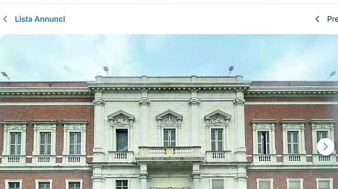 L’annuncio affittasi in centro storico è per l’ex Banca d’Italia