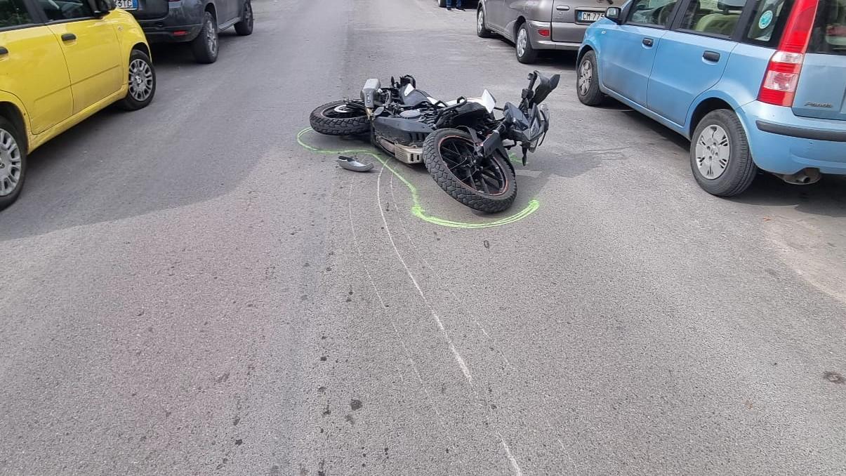 Incidente stradale a Sassari: motociclista trasportato in ospedale in codice rosso