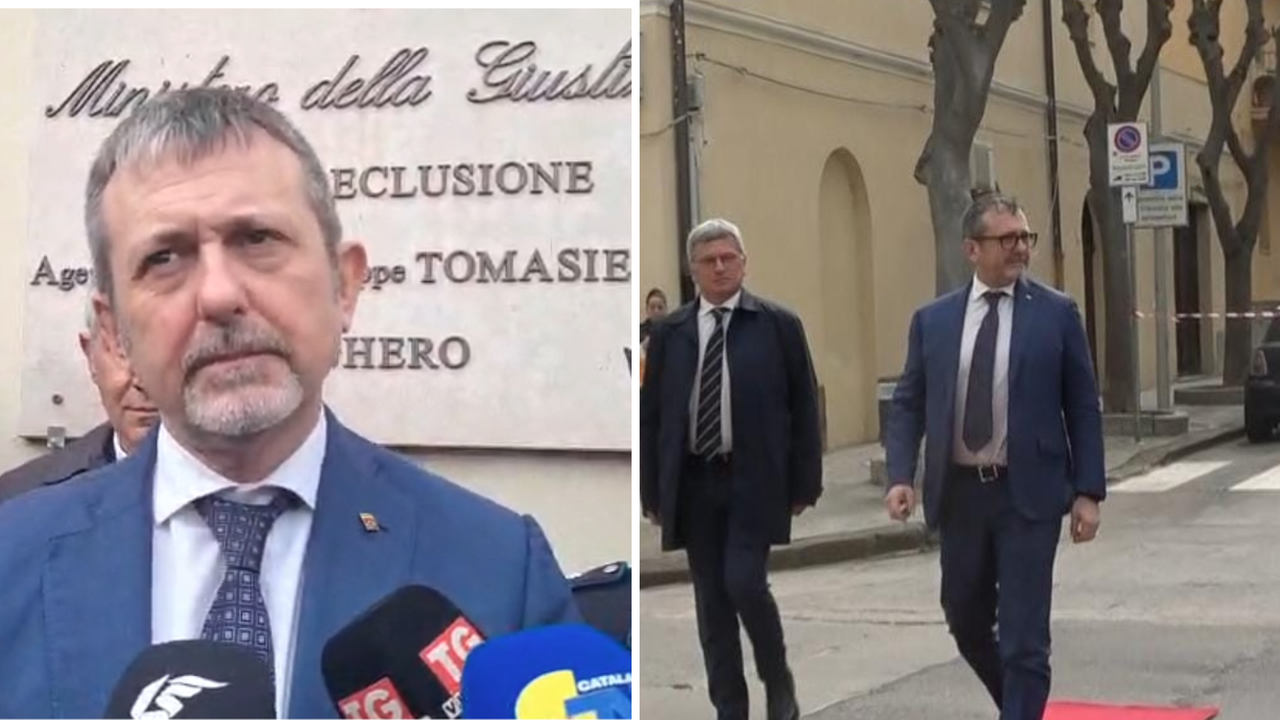 Caso 41bis, Delmastro ad Alghero conferma: «Nell’isola tre carceri esclusivamente dedicate, ci sarà più sicurezza». Poi attacca Todde – Il piano del governo