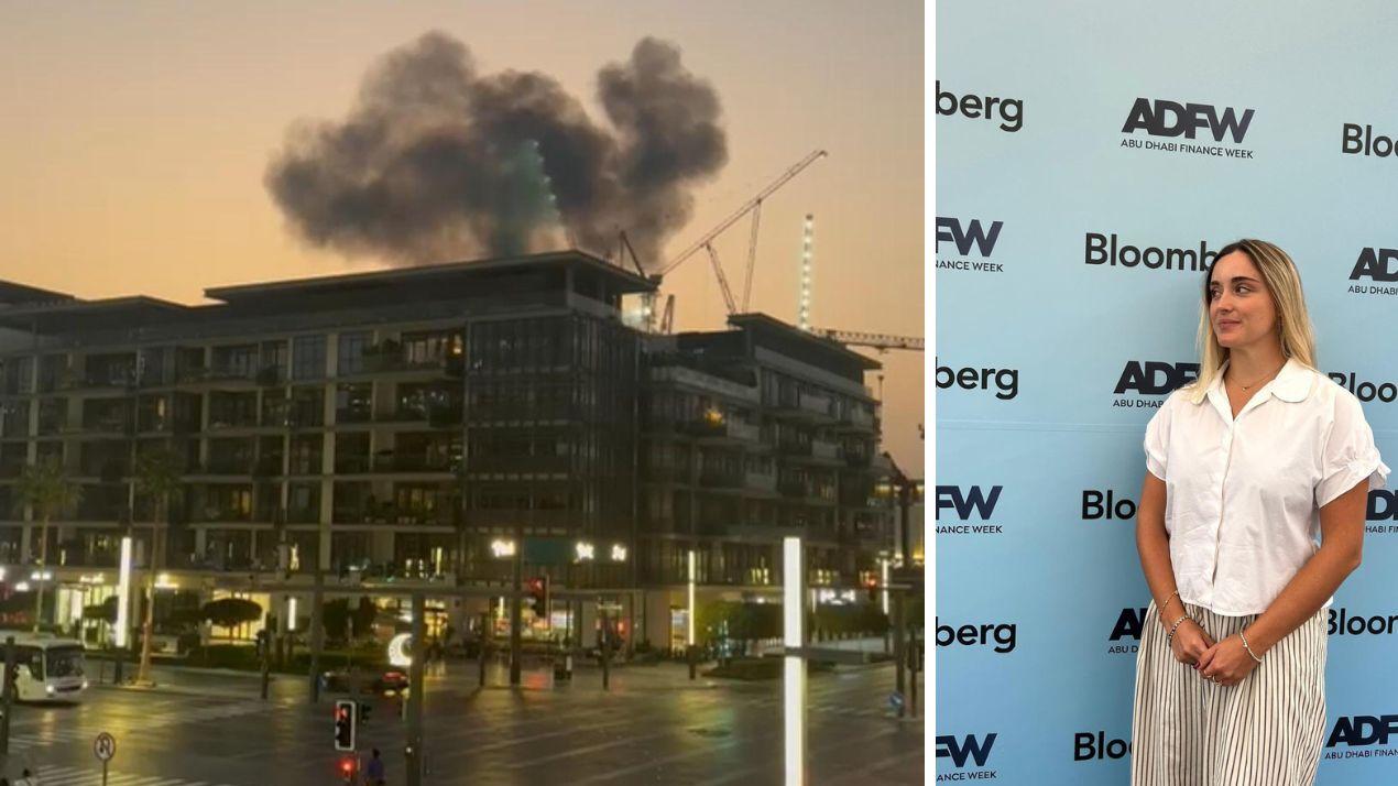 La giovane livornese che vive a Dubai: «Esplosione quasi in diretta. Ero fuori, un boato e fumo»