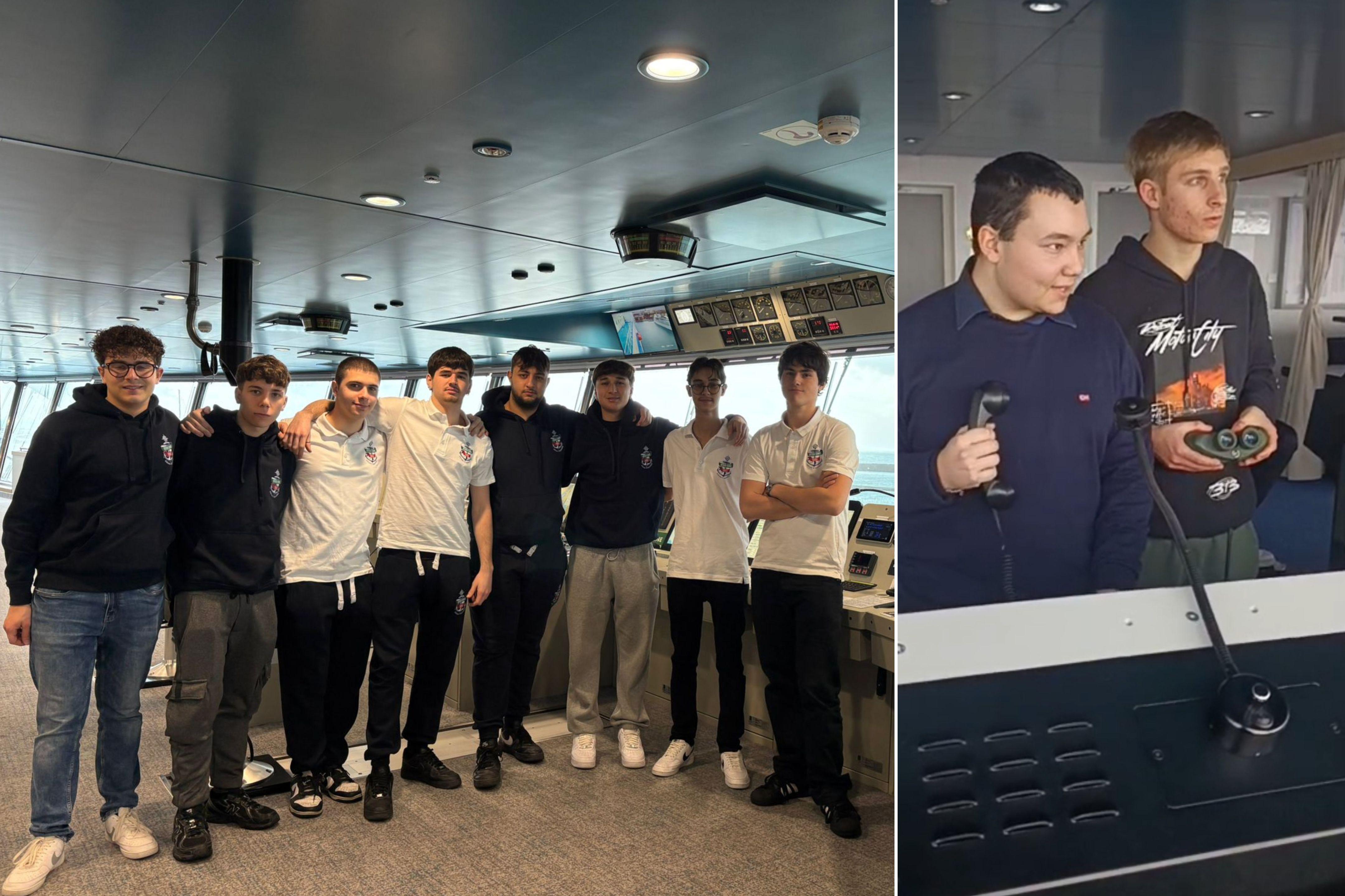 Gli studenti protagonisti a bordo di Moby Fantasy e Moby Legacy