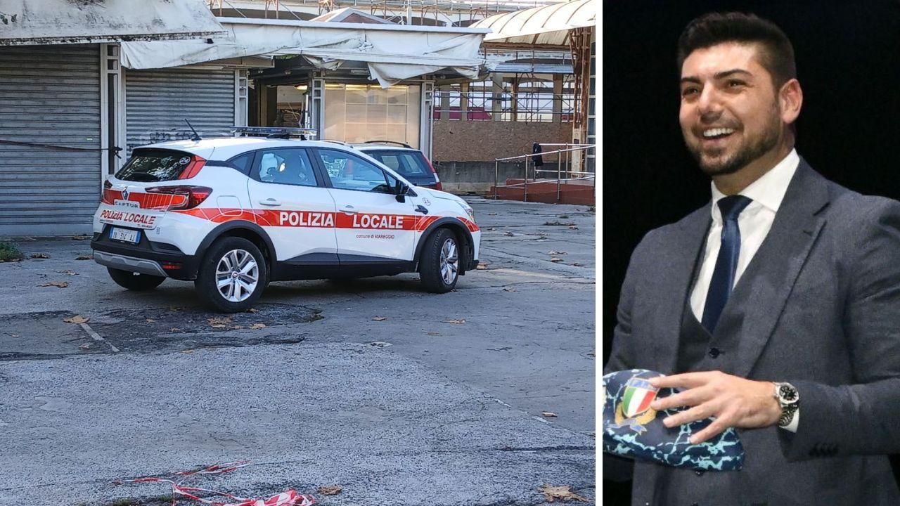 L'assessore e un'auto della municipale