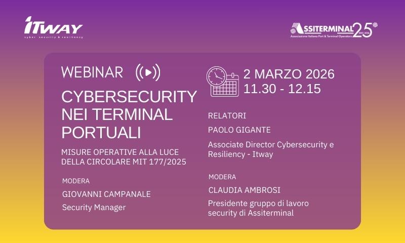 Cybersecurity, successo del webinar promosso da Assinterminal